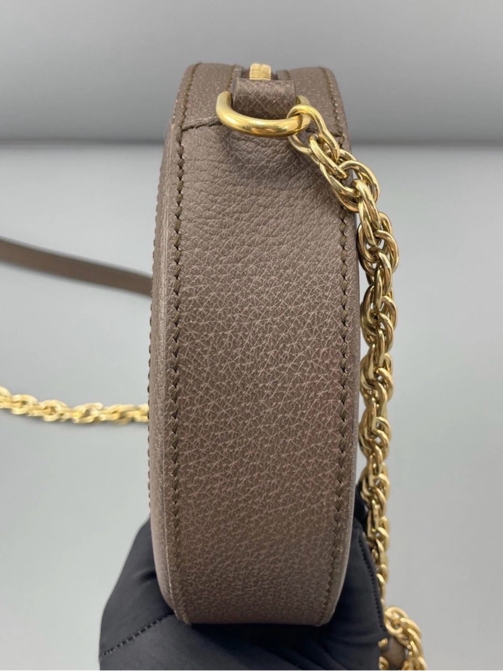 Gucci GG supreme Ophidia Round Shoulder bag